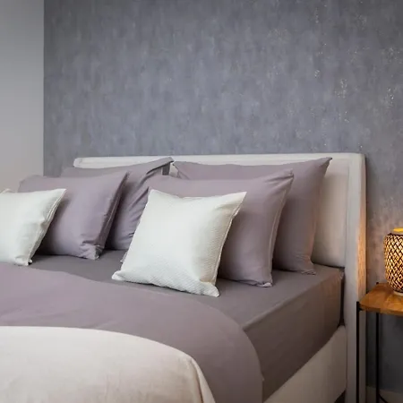 Luxury Silvery In Center With Jacuzzi, Sauna And Parking דירה *